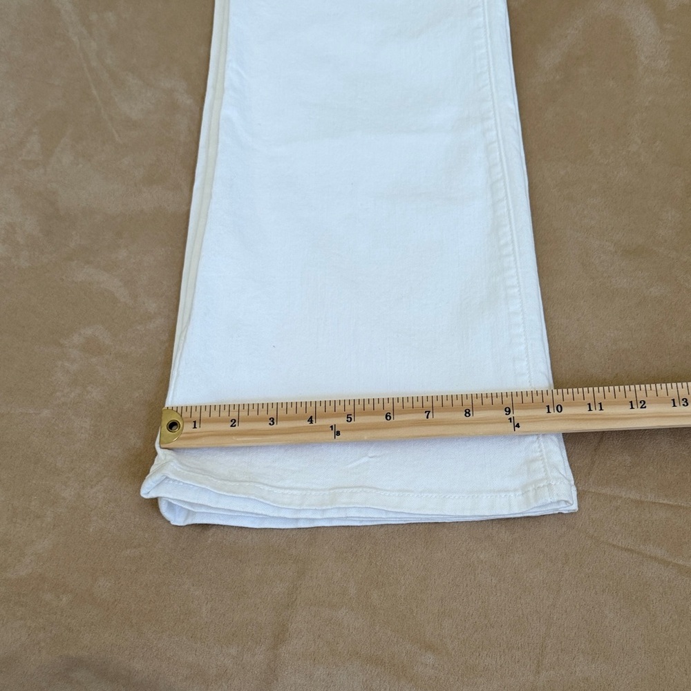 Ann Taylor The Slim Boot Curvy White Women's Jeans Size 14 Mid Rise - Picture 11 of 11
